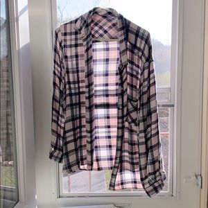Light pink Kenneth Cole Reaction flannel